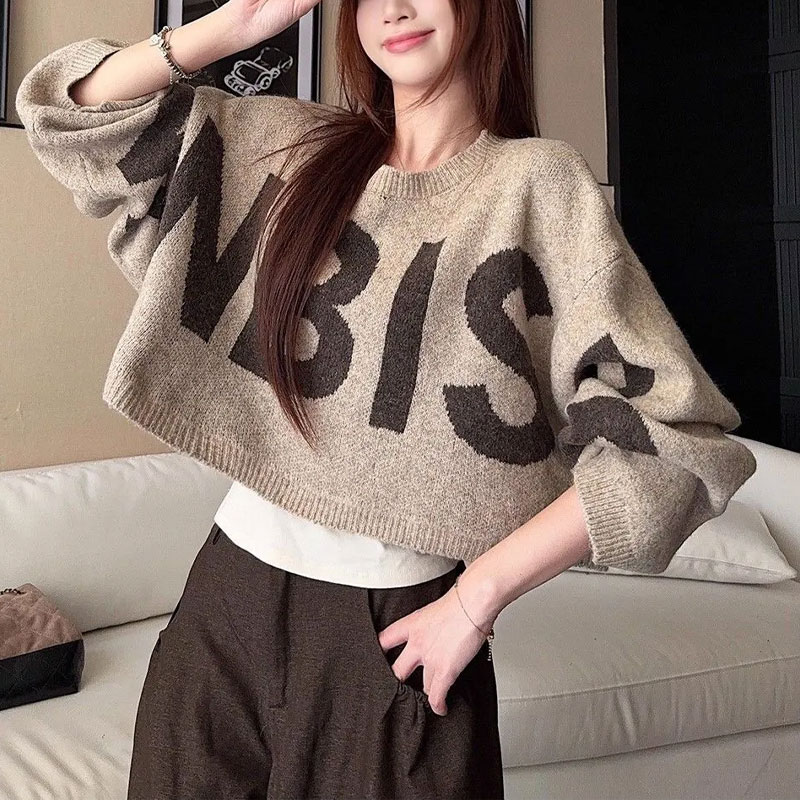 Winter Clothing Korean - Pakaian Wanita Atasan Rajut Pendek Model