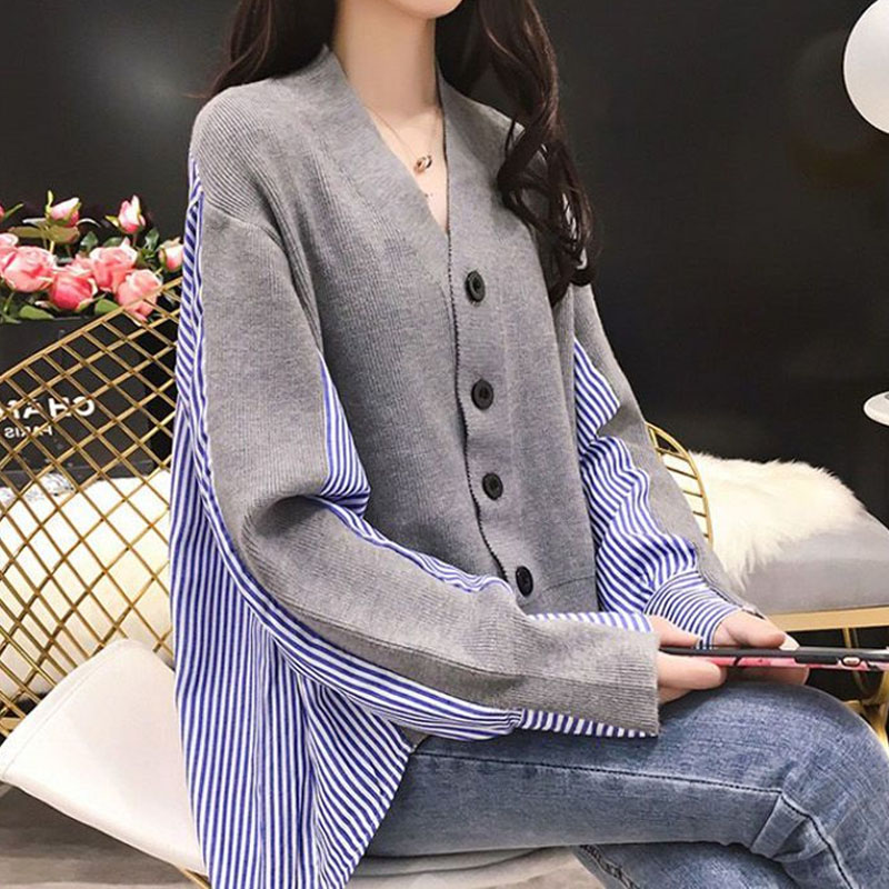 Winter Clothing Korean - Kemeja wanita Korea, baju rajutan kerah