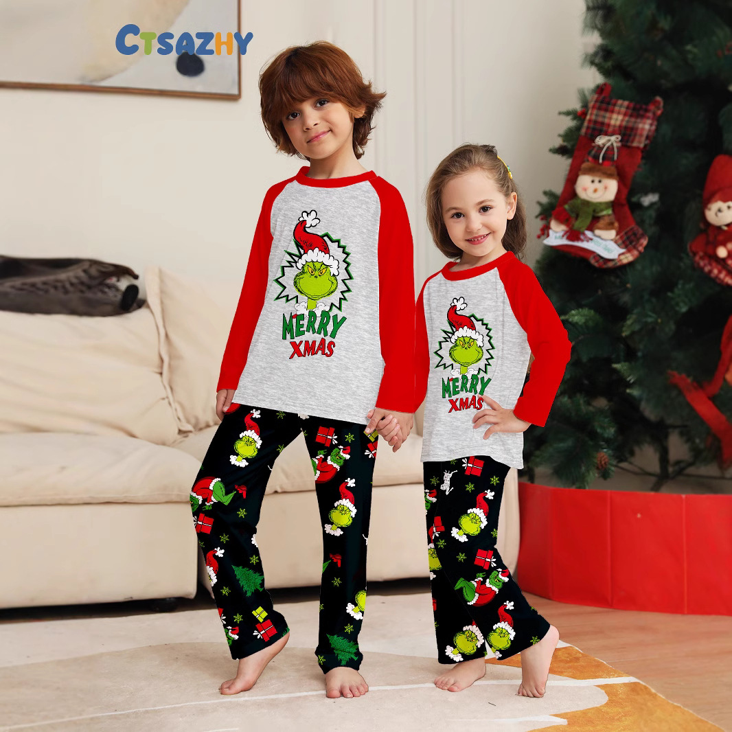 Winter Clothing Kids - Pakaian keluarga Natal, set 2 potong