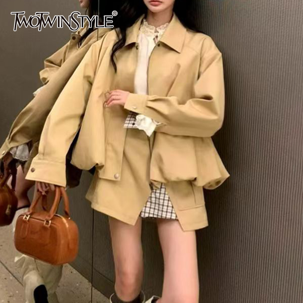 Winter Clothing Online - TWOTWINSTYLE Set Dua Potong Khakl dengan