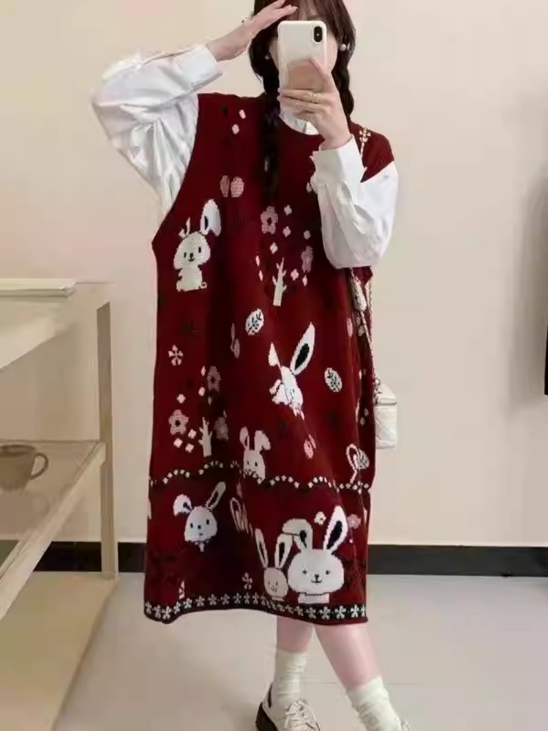 Winter Clothing Trends 2025 Women'S - Gaun Rajut Tanpa Lengan Model Sweater