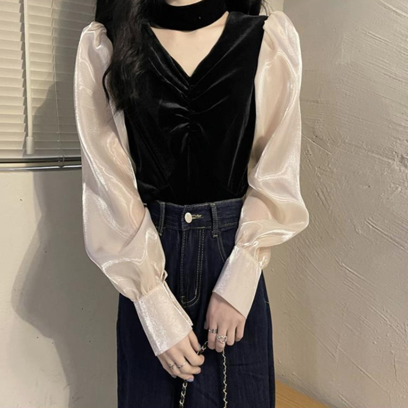 Winter Clothing Trends 2025 Women'S - Dengan Lengan Mengembang Kemeja & Blus