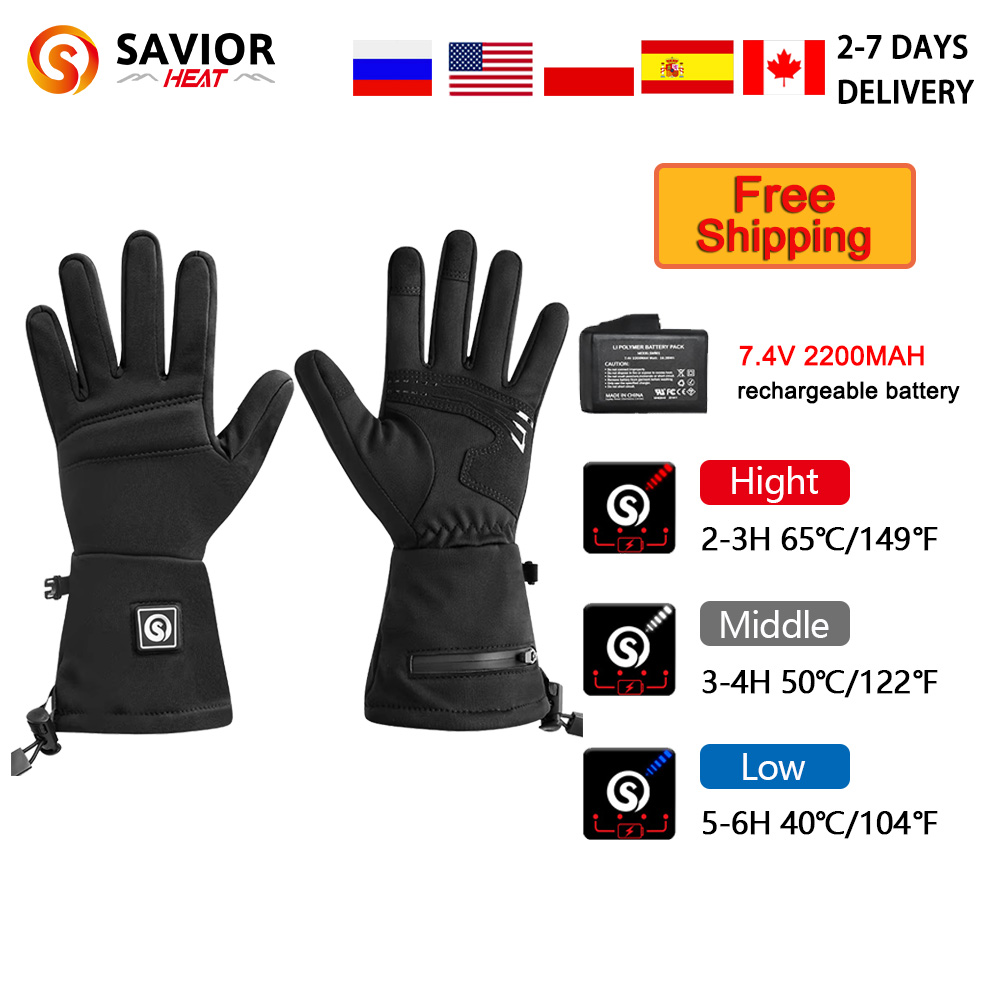 Heated Gloves Electric - Salju rusa S18 sarung tangan panas