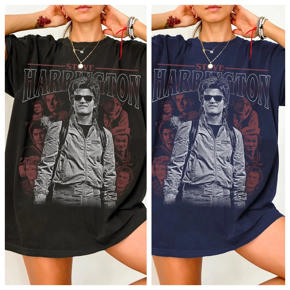 Winter Clothing Gif - Kaus Steve Harrington Kaus Grafis Uniseks