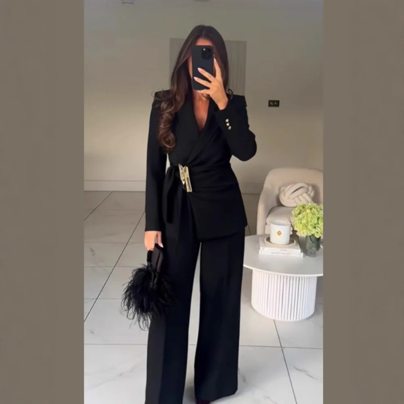 Winter Clothing Women Sale - Setelan Celana Wanita Dua Potong dengan