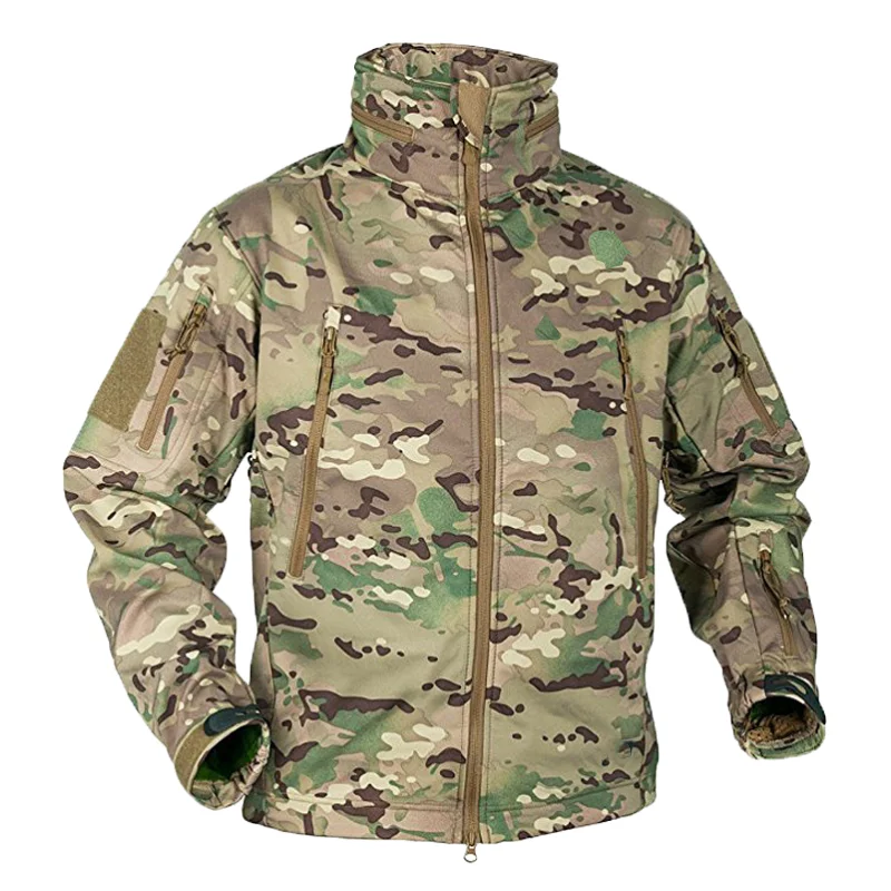 Windproof Jacket Softshell - Jaket Bulu Softshell Musim Dingin Musim