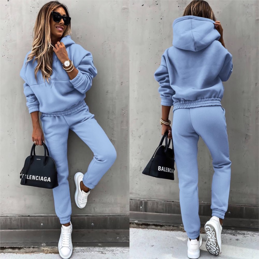 Winter Clothing Sales - Setelan pakaian Hoodie lengan panjang wanita,