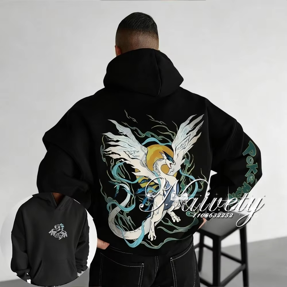 Winter Clothing Kids - Hoodie Cetak Pokemon Lugia Diskon Besar