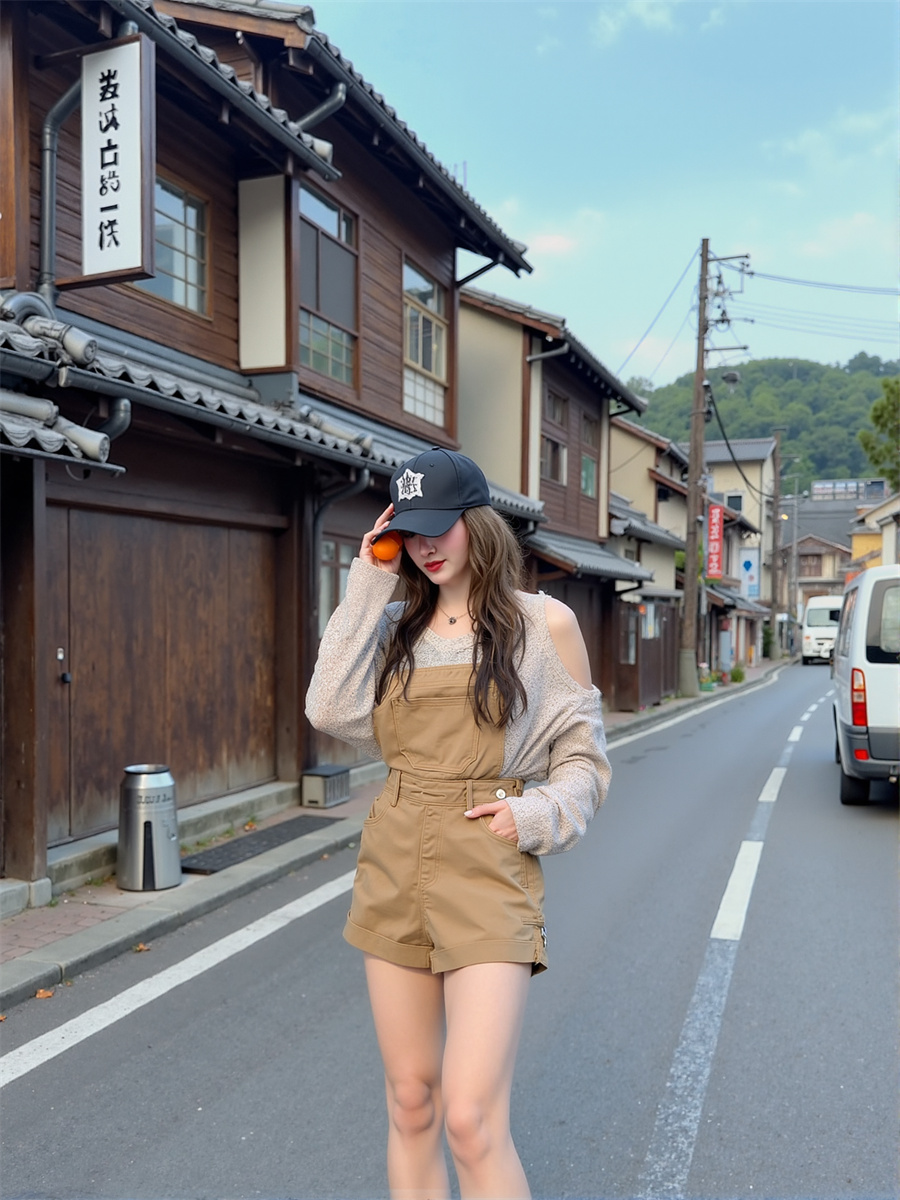Winter Clothing Trends 2025 Women'S - Romper Denim Vintage 2025 Wanita, Playsuit