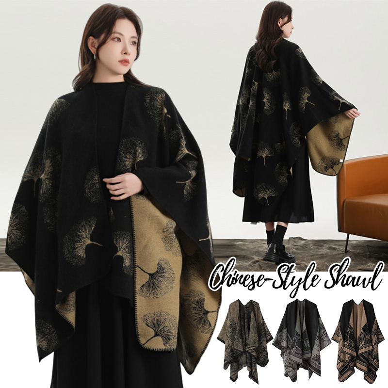 Winter Clothing Gift Ideas - Selendang Rajut Bermotif untuk Wanita, Syal