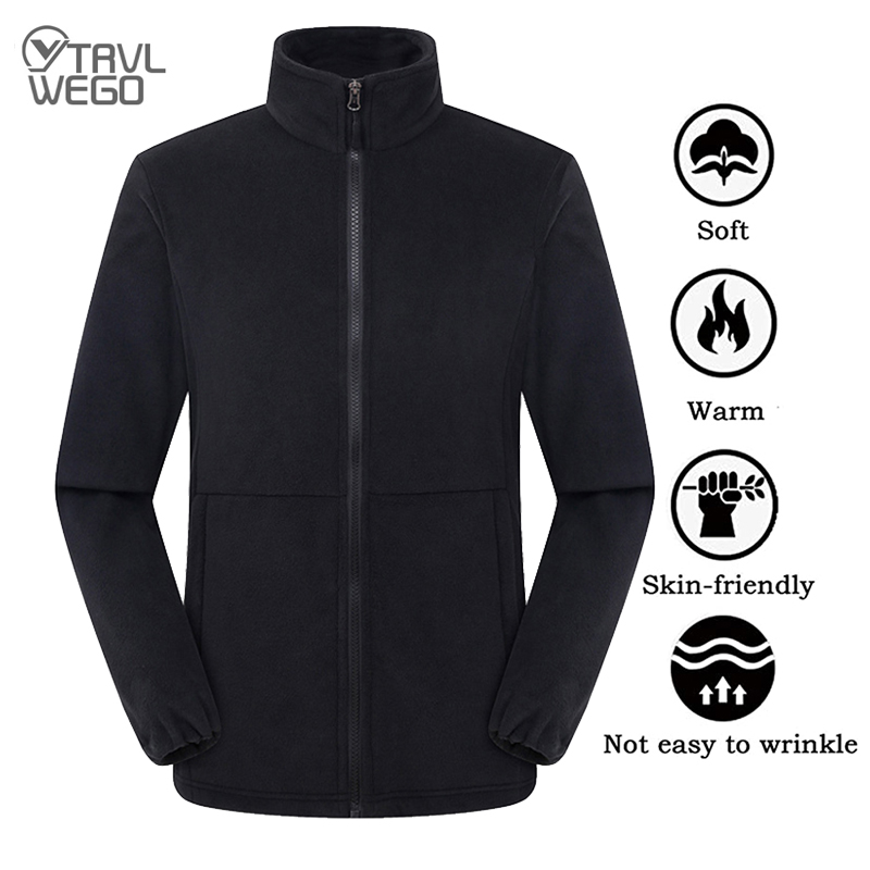 Windproof Jacket Softshell - TRVLWEGO Jaket Musim Gugur Musim Dingin