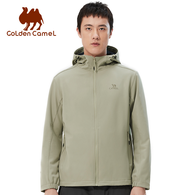 Windproof Jacket Softshell - Jaket Hiking GOLDEN CAMEL untuk Pria