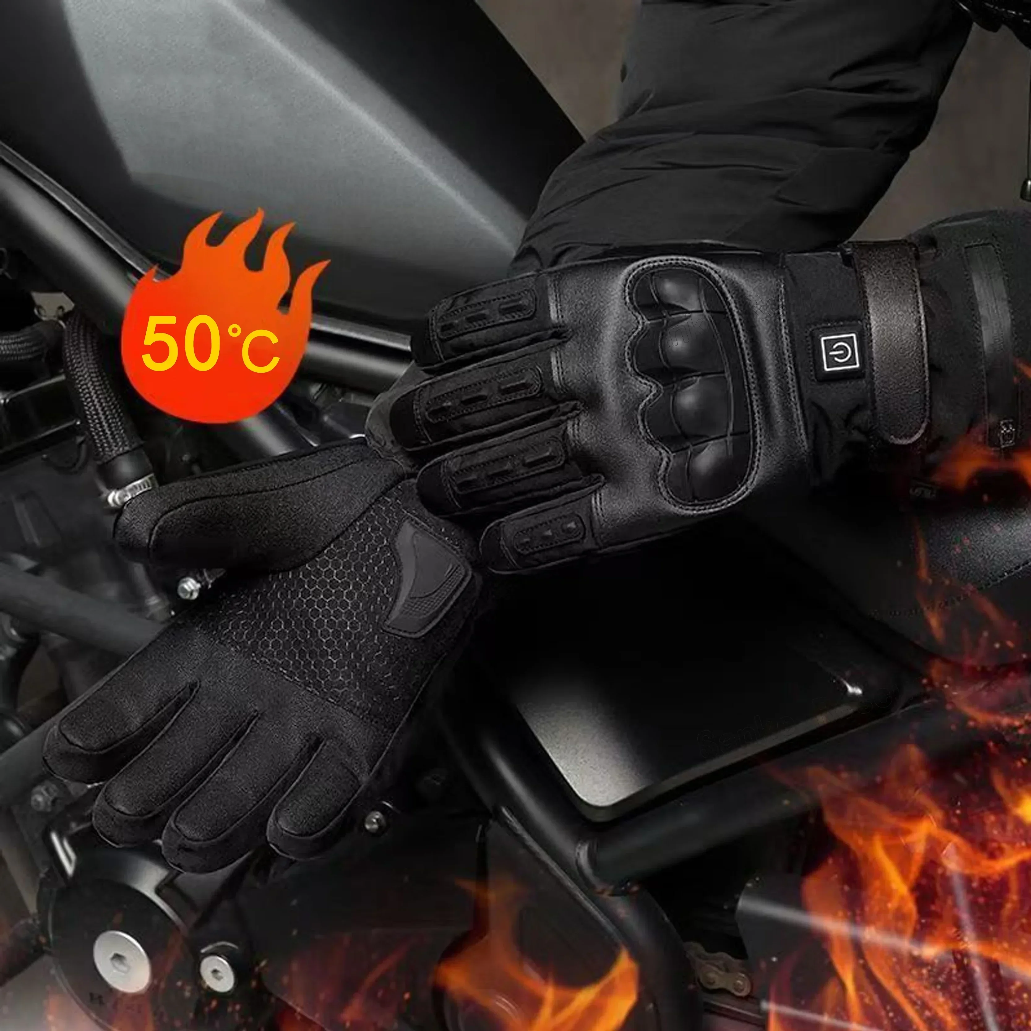 Heated Gloves Electric - Sarung tangan pemanas elektrik, sarung tangan