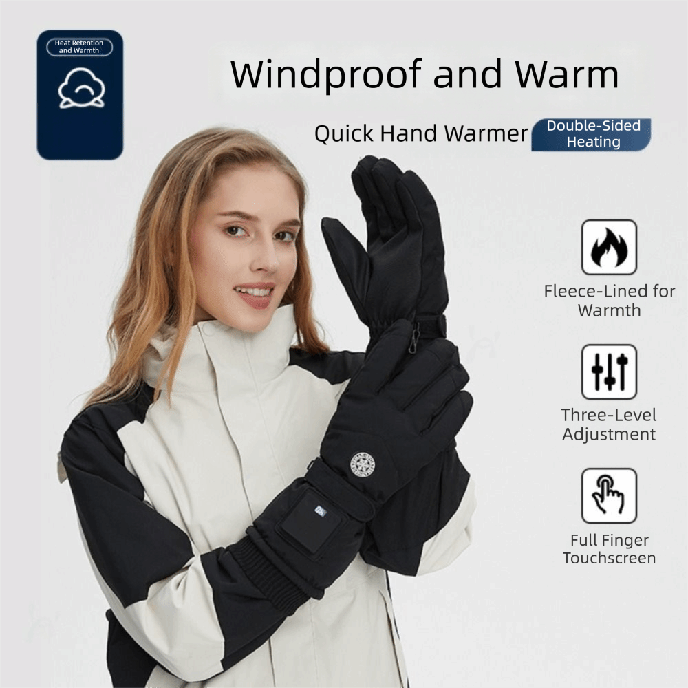 Heated Gloves Electric - Sarung Tangan Pintar Tahan Angin dengan