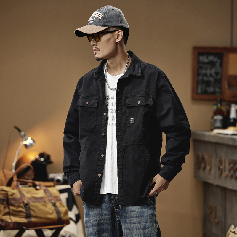 Kemeja kargo untuk pria lengan - Quality Winter Clothing Brand ulasan dan harga