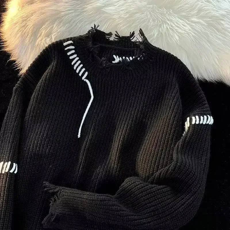 Pakaian pullover krem pria, Sw - Winter Clothing Korean ulasan dan harga