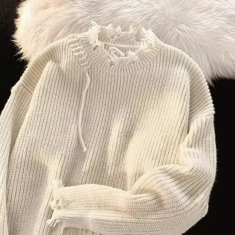 Pakaian pullover krem pria, Sw - Winter Clothing Korean ulasan dan harga