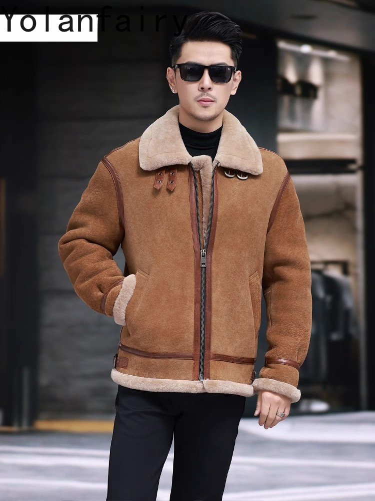 YOLANFAIRY Jaket Kulit Domba A - Quality Winter Clothing Jacket ulasan dan harga