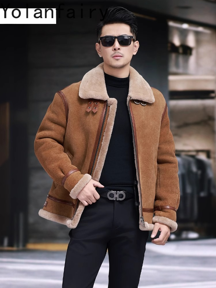 YOLANFAIRY Jaket Kulit Domba A - Quality Winter Clothing Jacket ulasan dan harga