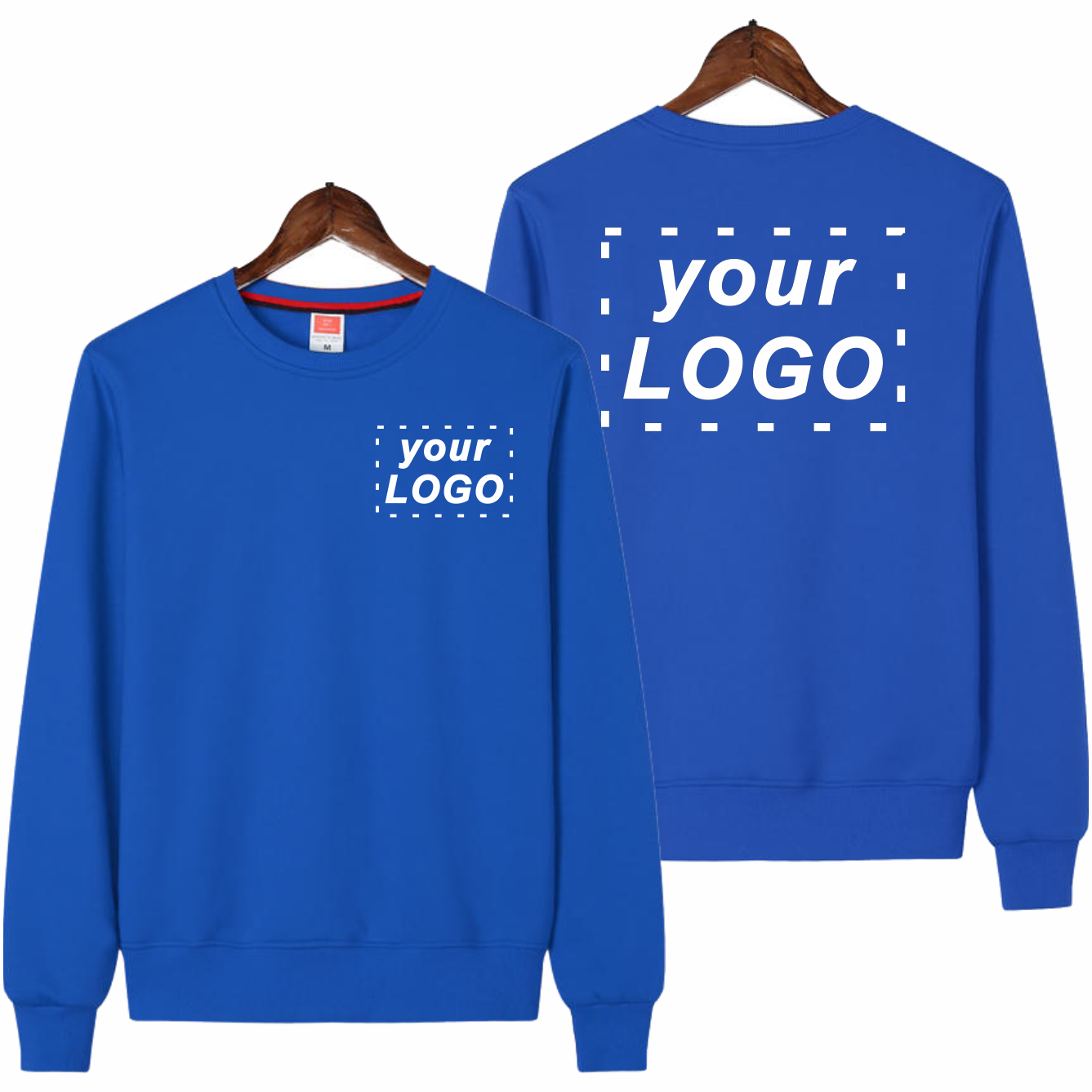 Pulover Kasual Pria Logo perus - Winter Clothing Companies ulasan dan harga