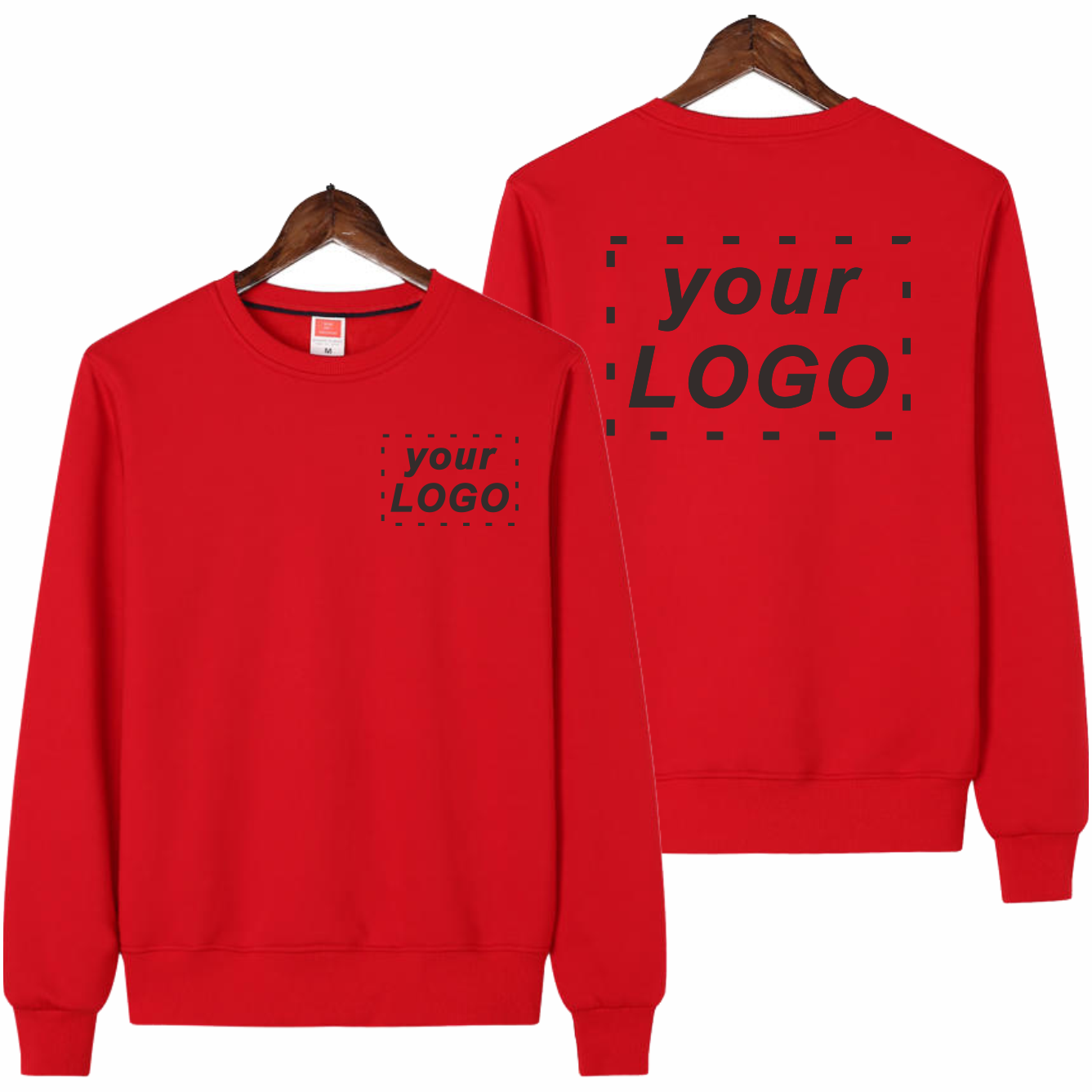 Pulover Kasual Pria Logo perus - Winter Clothing Companies ulasan dan harga