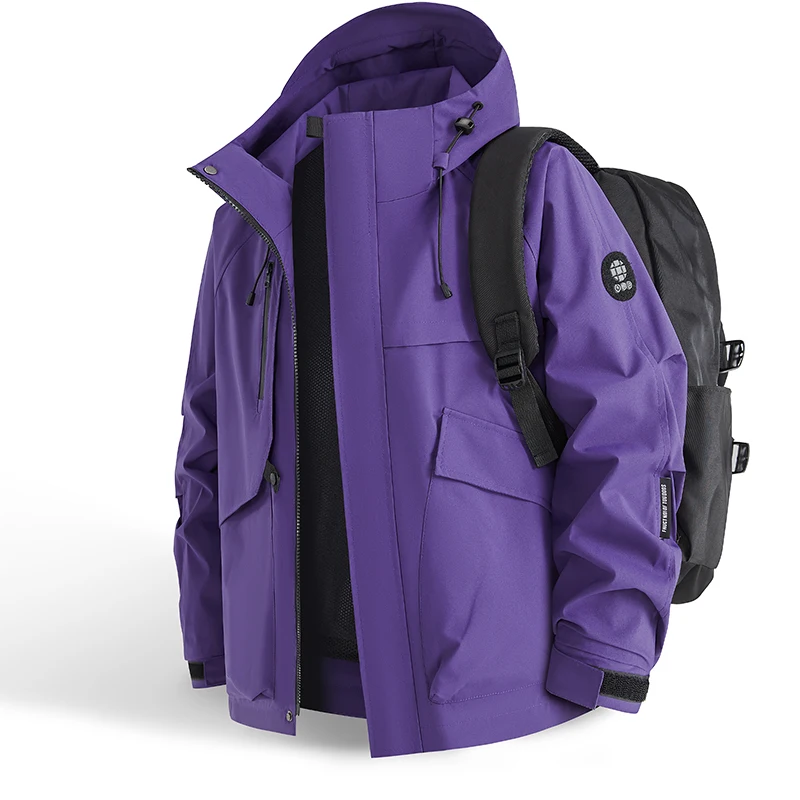 Jaket Tahan Air Pria untuk Hik - Windproof Jacket Softshell ulasan dan harga