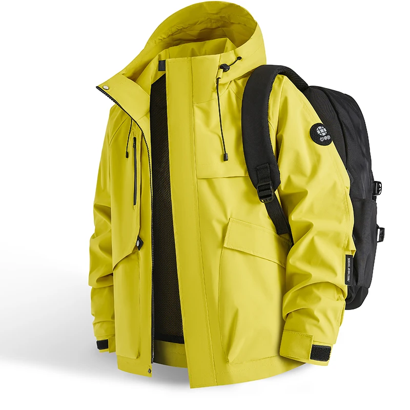 Jaket Tahan Air Pria untuk Hik - Windproof Jacket Softshell ulasan dan harga