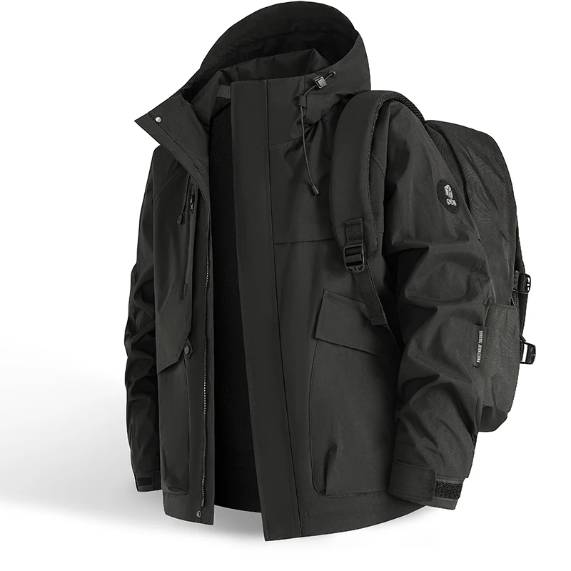 Jaket Tahan Air Pria untuk Hik - Windproof Jacket Softshell ulasan dan harga
