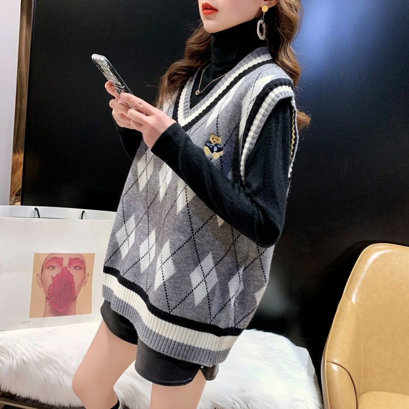 Rompi Rajut Merah untuk Wanita - Winter Clothing Trends 2025 Women'S ulasan dan harga