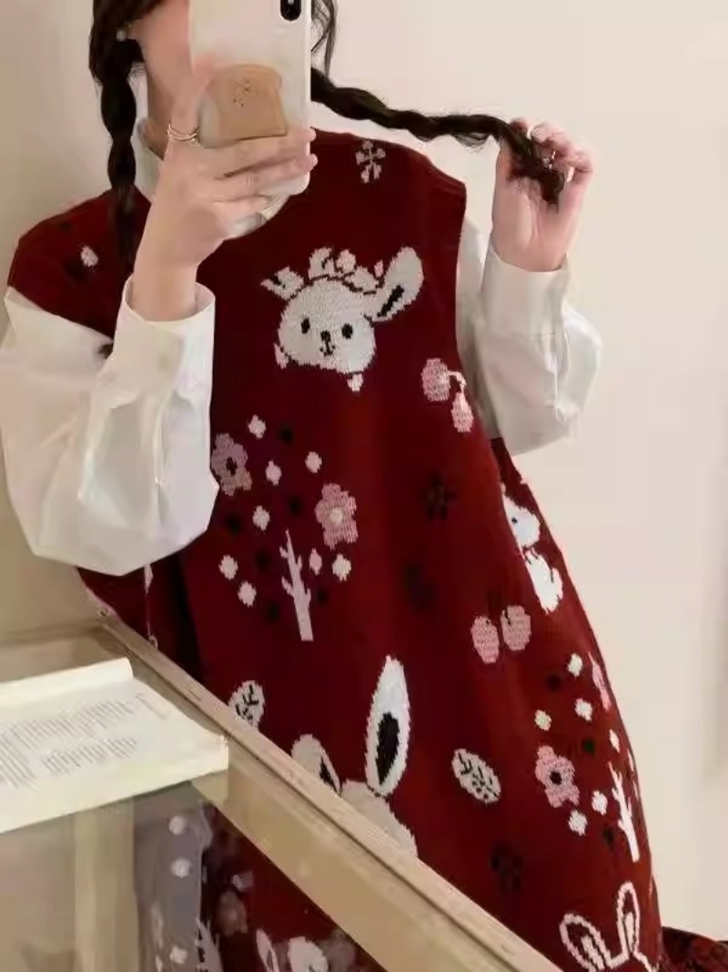 Gaun Rajut Tanpa Lengan Model  - Winter Clothing Trends 2025 Women'S ulasan dan harga