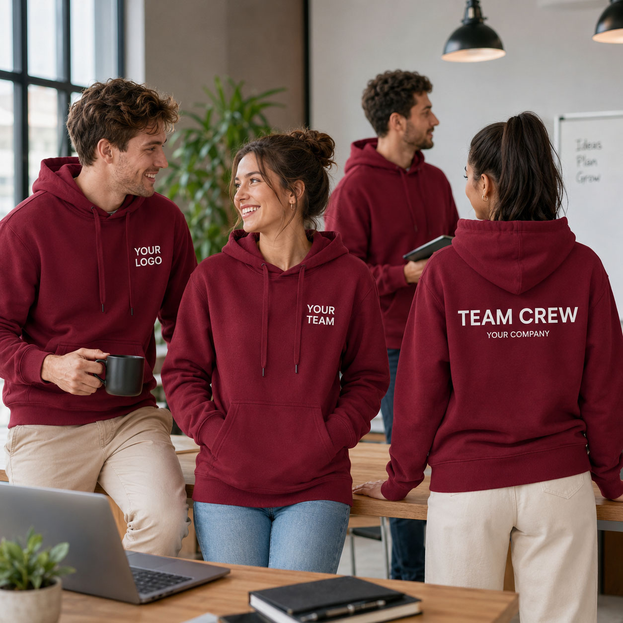 Hoodie Perusahaan dengan Logo  - Winter Clothing Companies ulasan dan harga