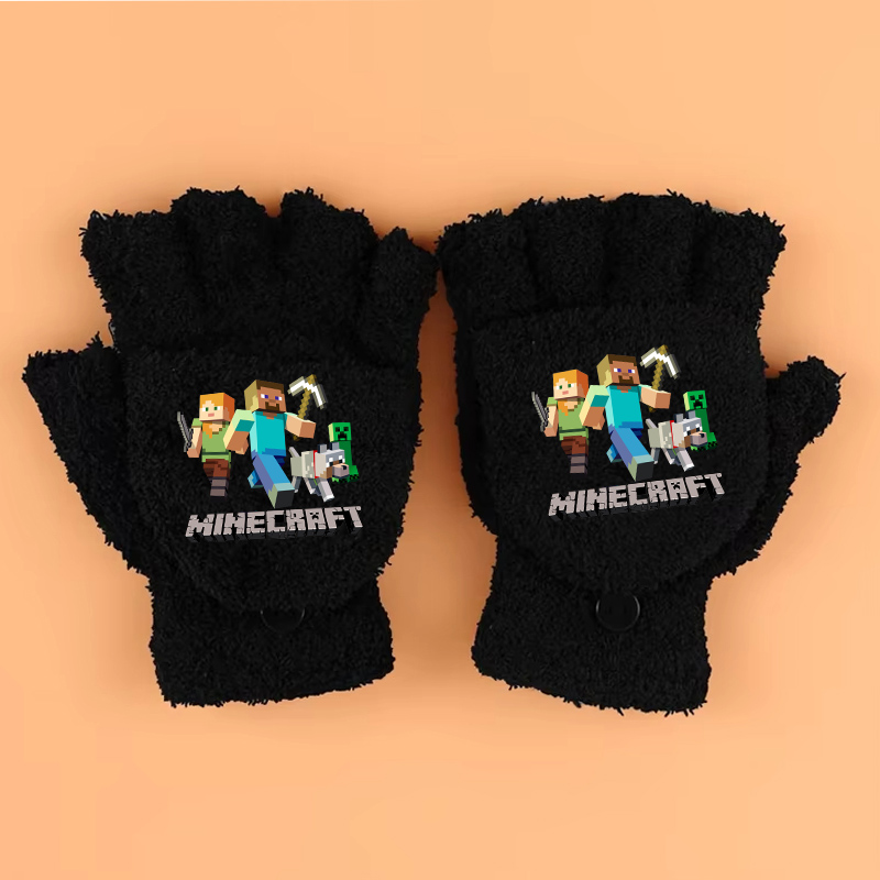 Sarung Tangan Cetak Tema Game  - Winter Clothing Boys ulasan dan harga