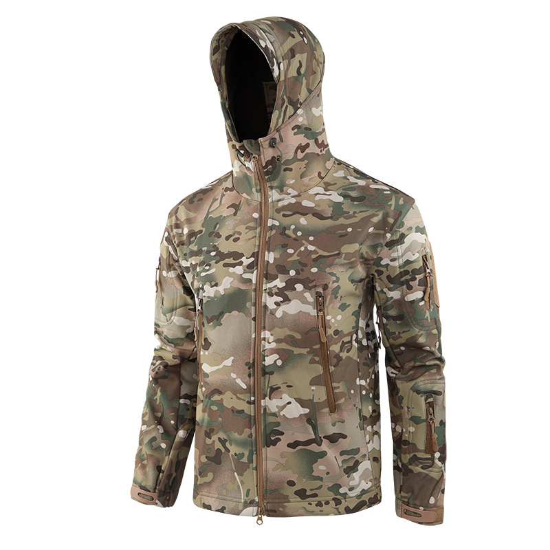 Set Kamuflase Petualangan Luar - Windproof Jacket Softshell ulasan dan harga