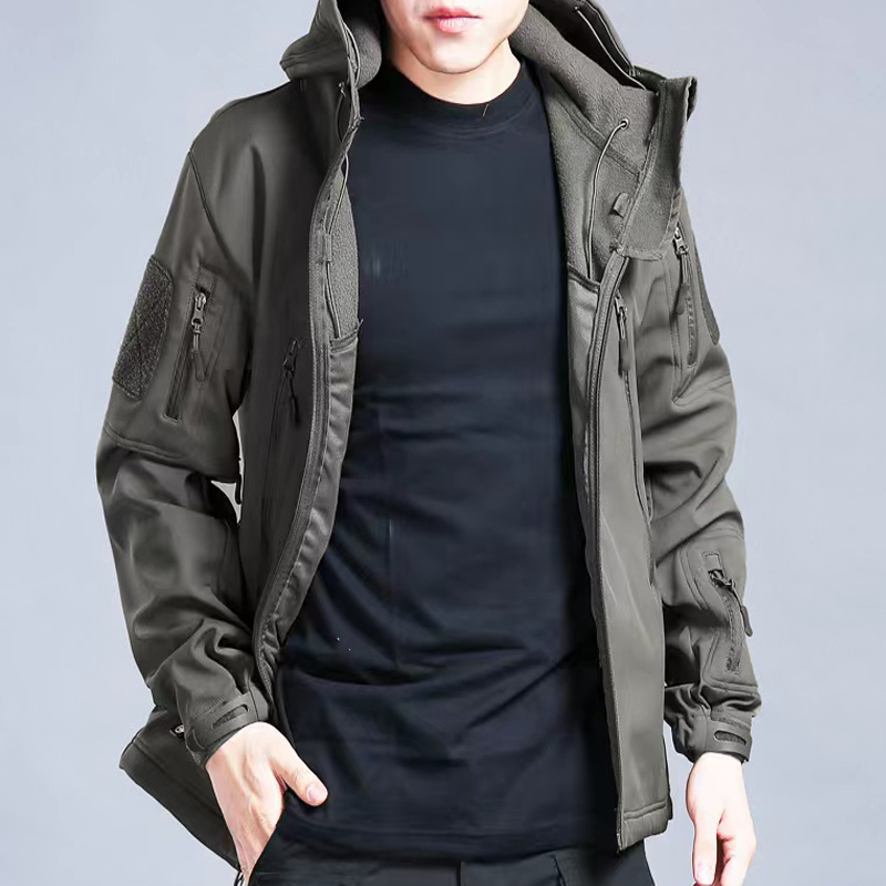 Jaket Taktis Soft-shell Kulit  - Windproof Jacket Softshell ulasan dan harga