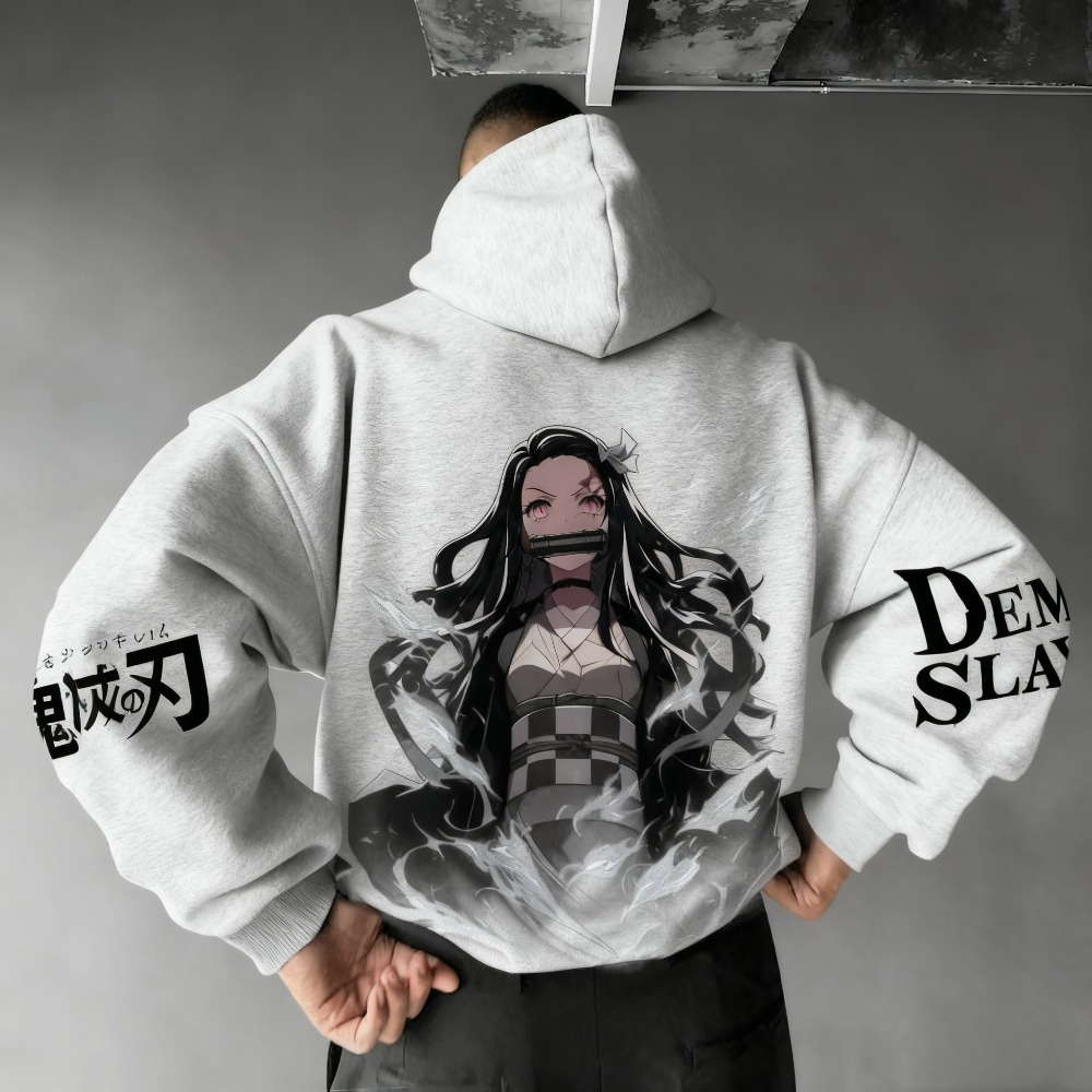 Demon Slayer Hoodie Pria Kamad - Winter Clothing Boys ulasan dan harga
