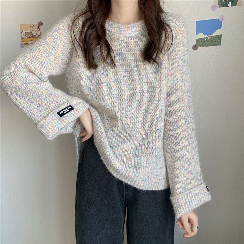 Sweater Pullover Lembut Warna  - Winter Clothing Korean ulasan dan harga