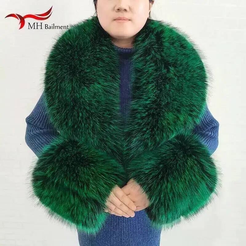 Selendang Bulu Imitasi Rubah B - Winter Clothing Online ulasan dan harga