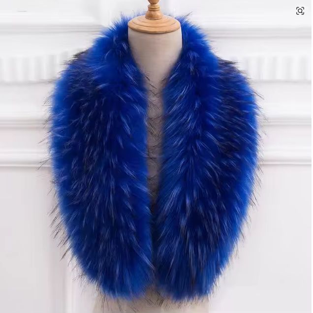 Kerah Bulu Alami Kerah Rubah B - Winter Clothing Online ulasan dan harga