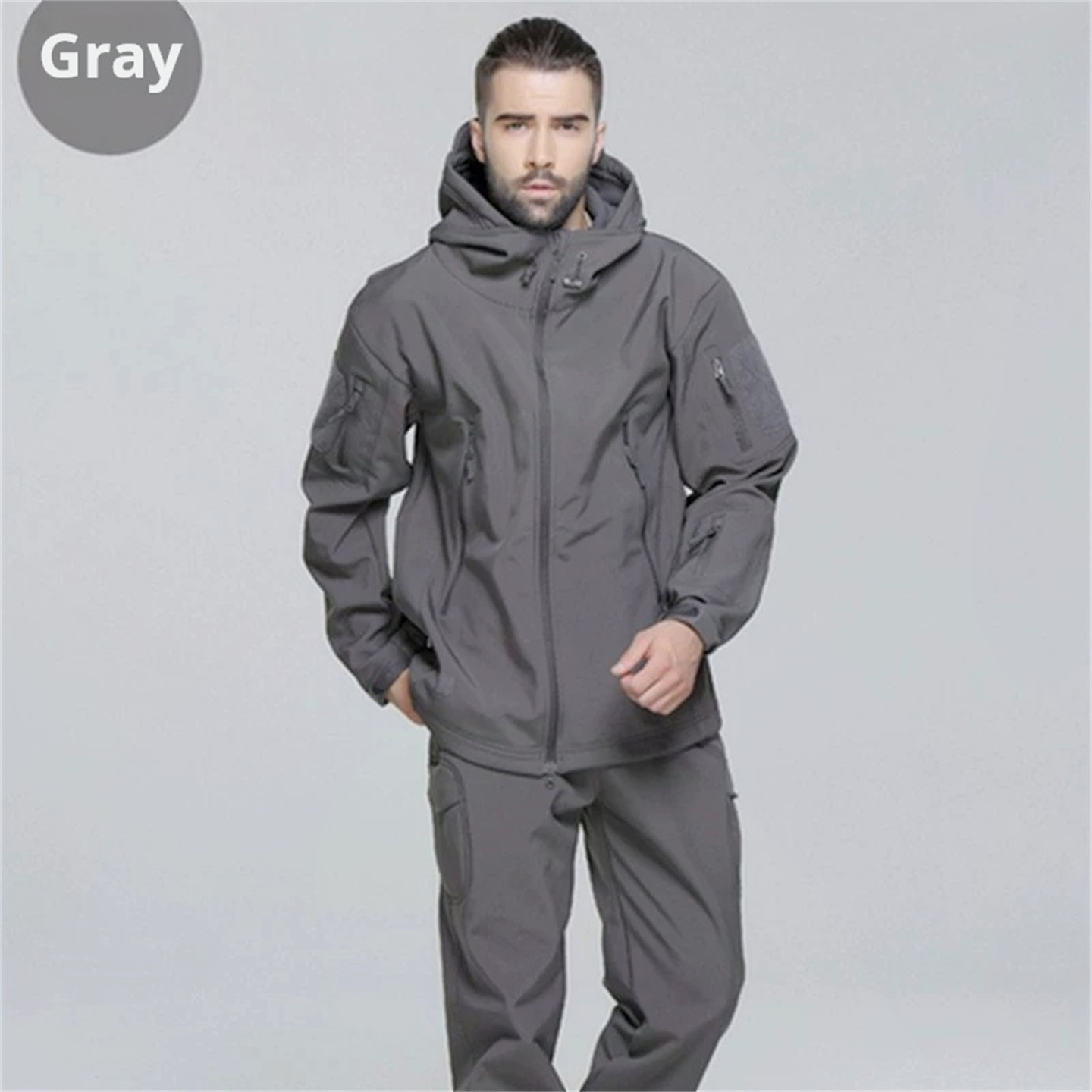 Seragam Berburu Kamuflase Pria - Windproof Jacket Softshell ulasan dan harga