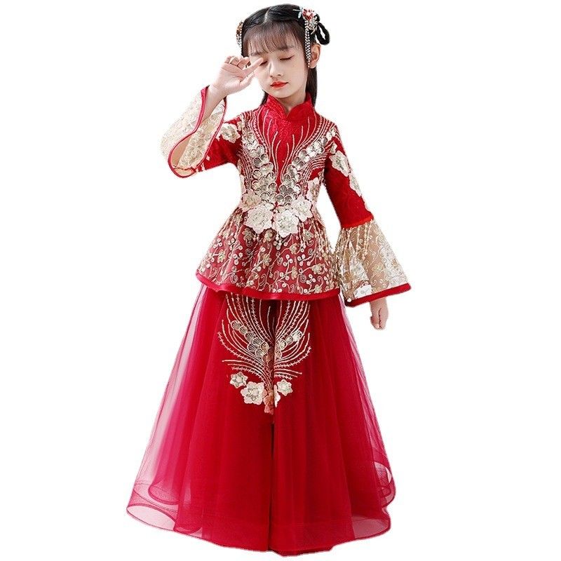 Kostum Hanfu Cheongsam Anak Pe - Winter Clothing Kids ulasan dan harga