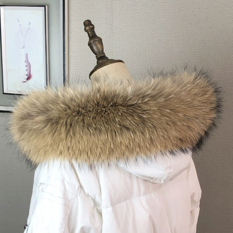 Kerah bulu asli untuk mantel p - Winter Clothing Women Sale ulasan dan harga