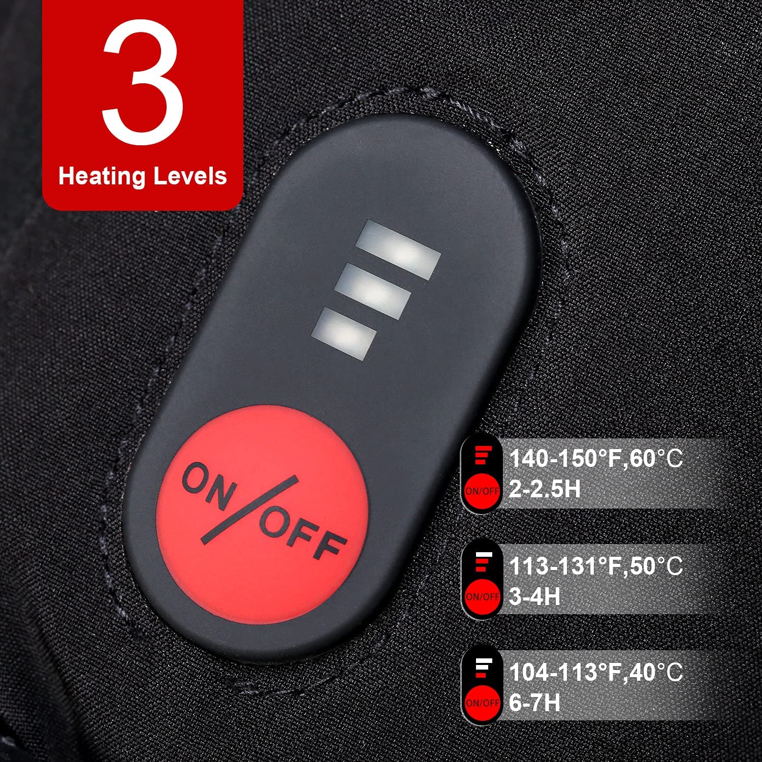 Salju rusa musim dingin sarung - Heated Gloves Electric ulasan dan harga