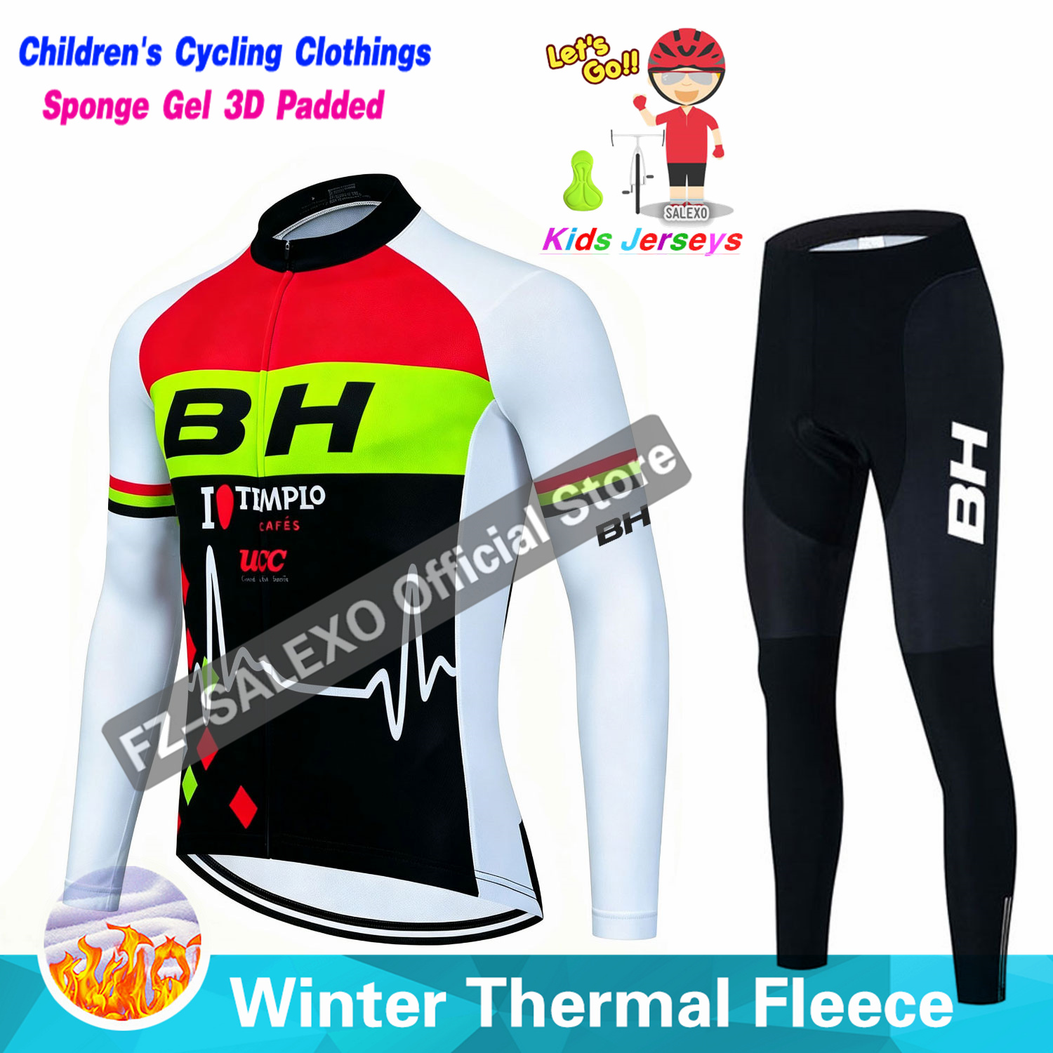 BH 2027 Setelan Jersey Bersepe - Winter Clothing Boys ulasan dan harga