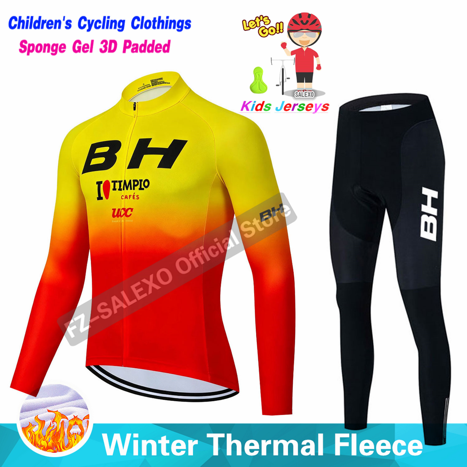 BH 2027 Setelan Jersey Bersepe - Winter Clothing Boys ulasan dan harga
