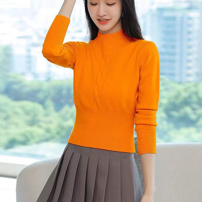 Blus Kerah Tegak Korea Warna S - Winter Clothing Korean ulasan dan harga