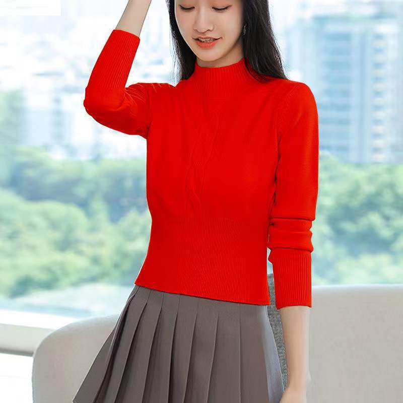 Blus Kerah Tegak Korea Warna S - Winter Clothing Korean ulasan dan harga