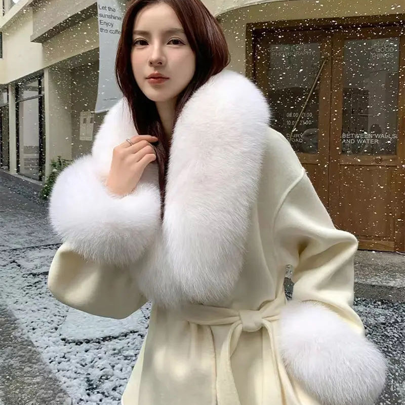 Kerah Bulu Rubah Asli 2025, Sy - Winter Clothing Women Sale ulasan dan harga