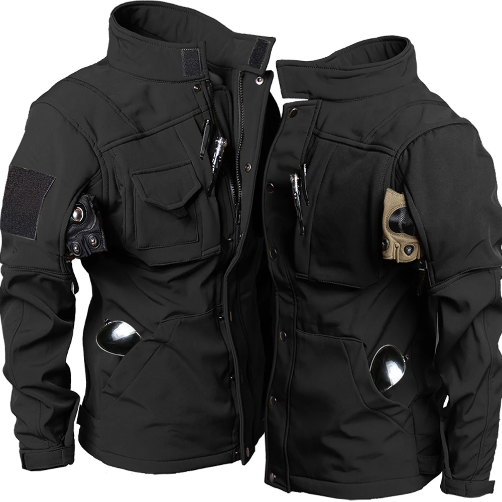 Setelan taktis pria, celana ka - Windproof Jacket Softshell ulasan dan harga