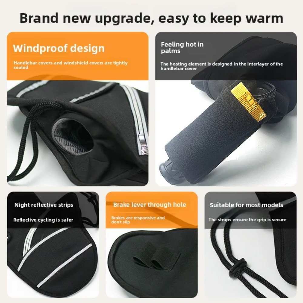 Penutup Stang Sepeda Motor Sar - Heated Gloves Electric ulasan dan harga
