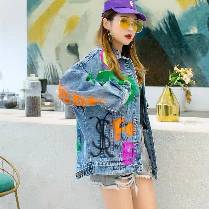 Pakaian Wanita Mantel Denim Mu - Winter Clothing Korean ulasan dan harga